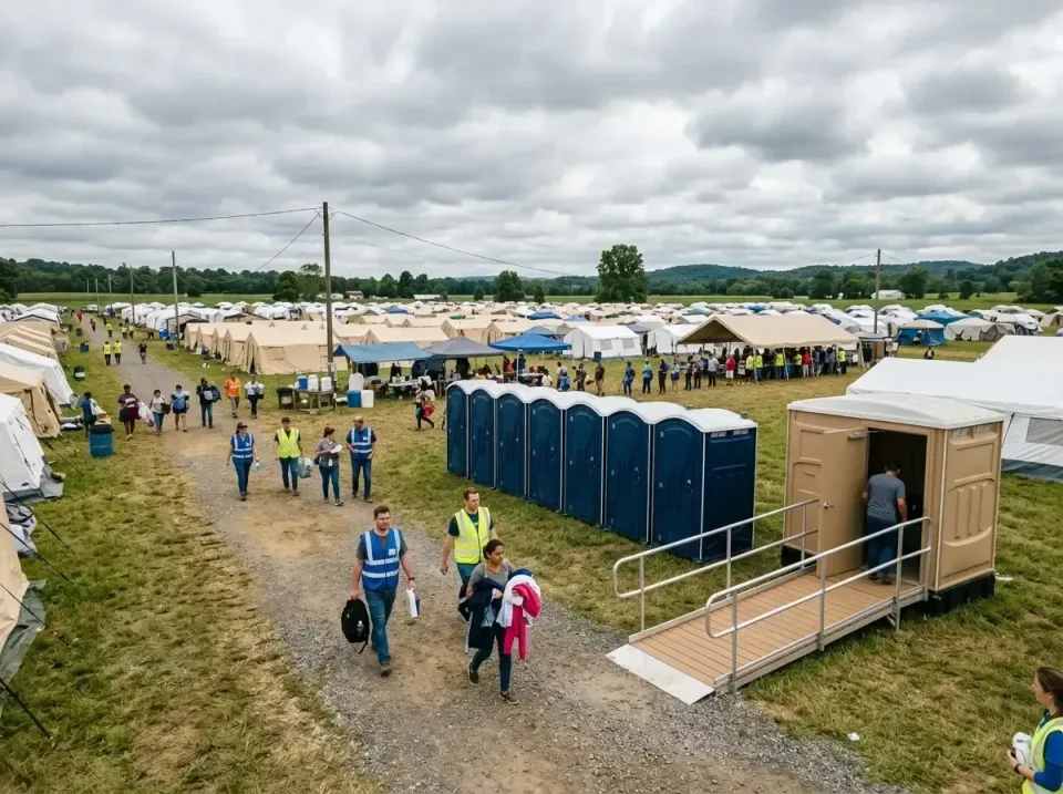disaster-relief-camp-restrooms-010 — frequently asked questions, Dumpster & Portable Bathrooms Rental in Long Neck, DE